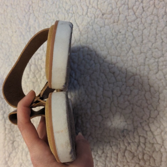 Bobs From Sketchers Memory Foam Brown Leopard Sandals. Size 7. Good Condition. - Picture 4 of 6